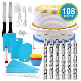 New Home Cake Decorating Supplies Kit (108 PC)