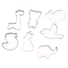 7 Pcs Giraffe Cartoon Cookie Cutters