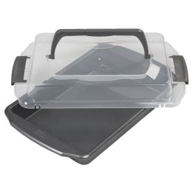 Rectangular Cake Pan with Lid (13 x 9-inch)