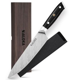 Japanese Chef's Knife ( 8 Inch) (Option: Silver Waves Blade)