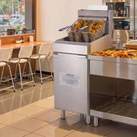 Commercial Deep Fryer (Option: Silver)