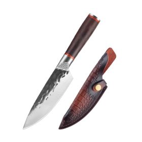 Forged Hammer Pattern Knives (Option: Universal Knife Blade Sheath)