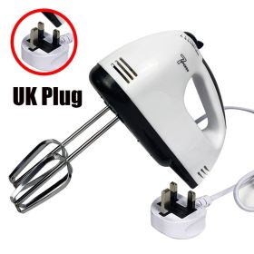 Multifunctional 7 Speed Hand Held Mixer (Color: UK Plug)