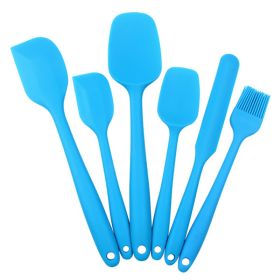 Silicone Kitchenware Set (6 pieces) (Color: 6PCS Blue)