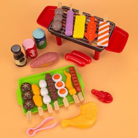 Baby Simulation BBQ Pretend Play Kitchen Set (Color: 3)