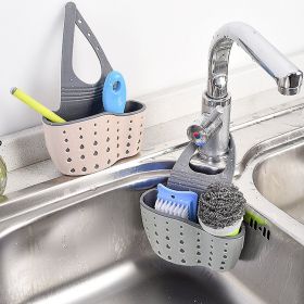 Adjustable Sink Drainer/Hanging Basket (select: Drainage Bag-green)