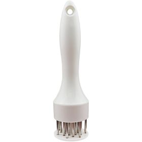 Stainless Steel Meat Tenderizer (Color: White)