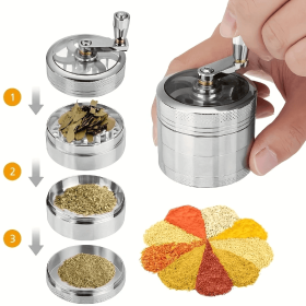 Herb Grinder (Color: Sliver)